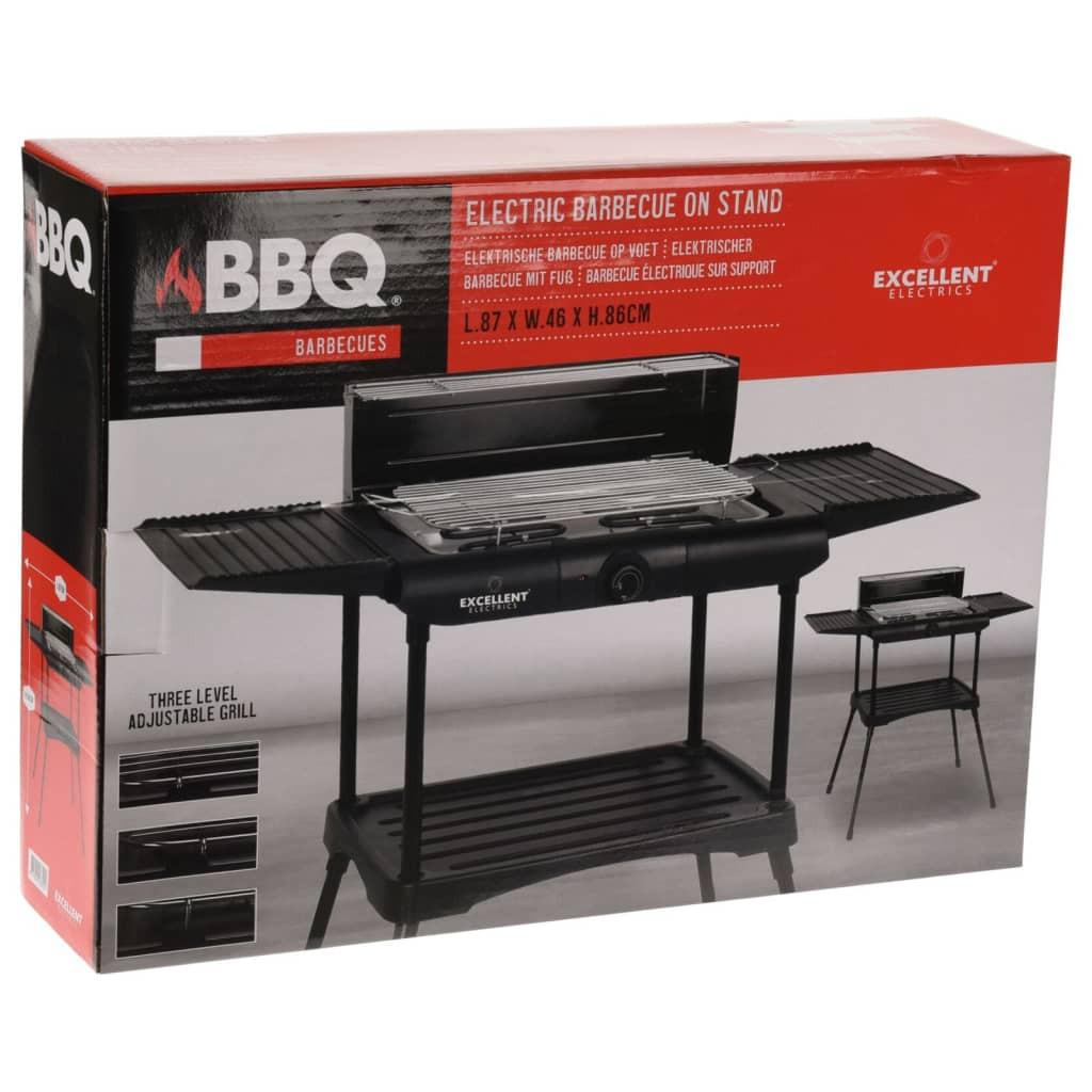Excellent Electrics Standing Electric Barbecue Grill With Stand For Smokeless Outdoor Grilling.